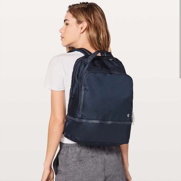 Lululemon Navy City Adventurer Backpack - Picture 1 of 14
